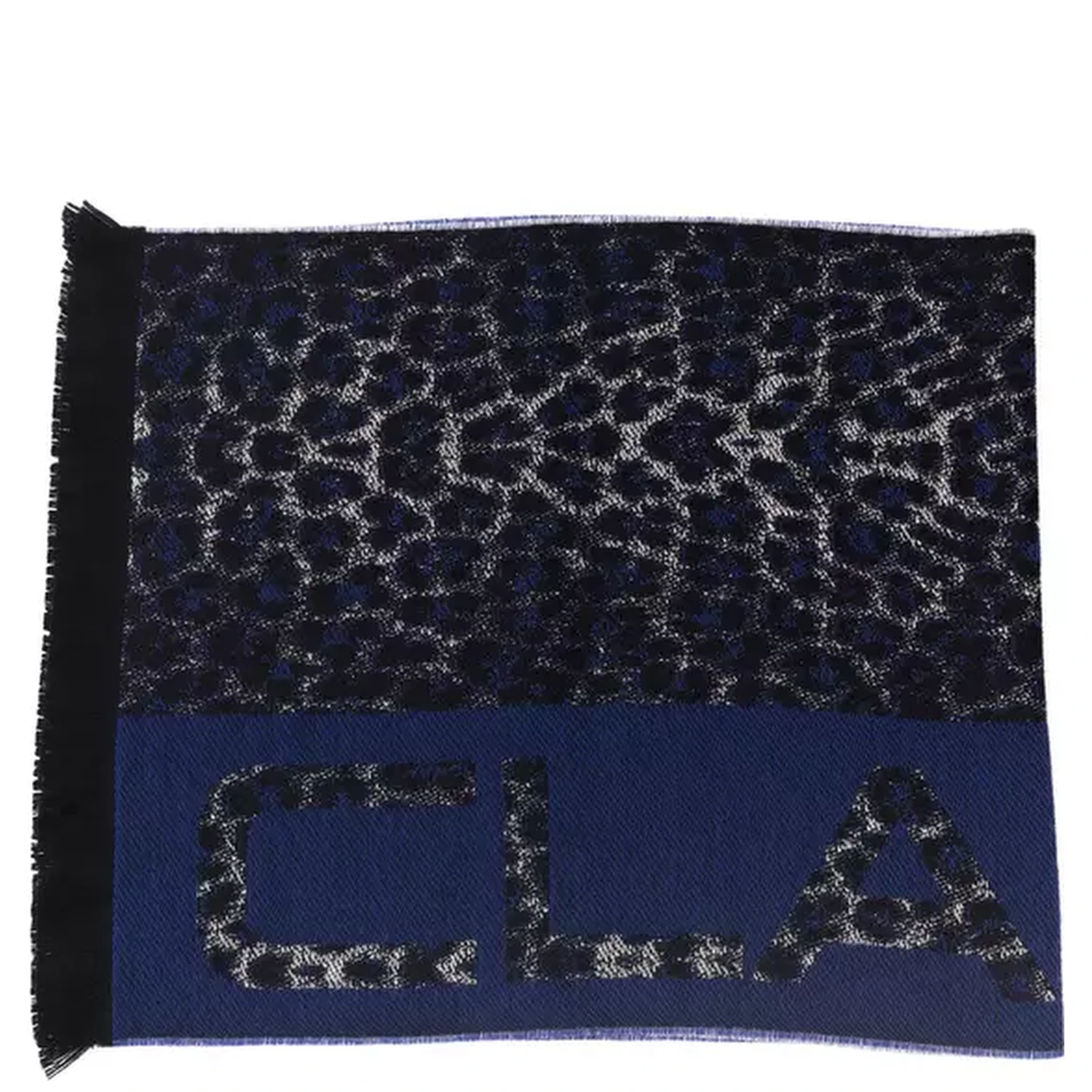 Blue Wool Scarf