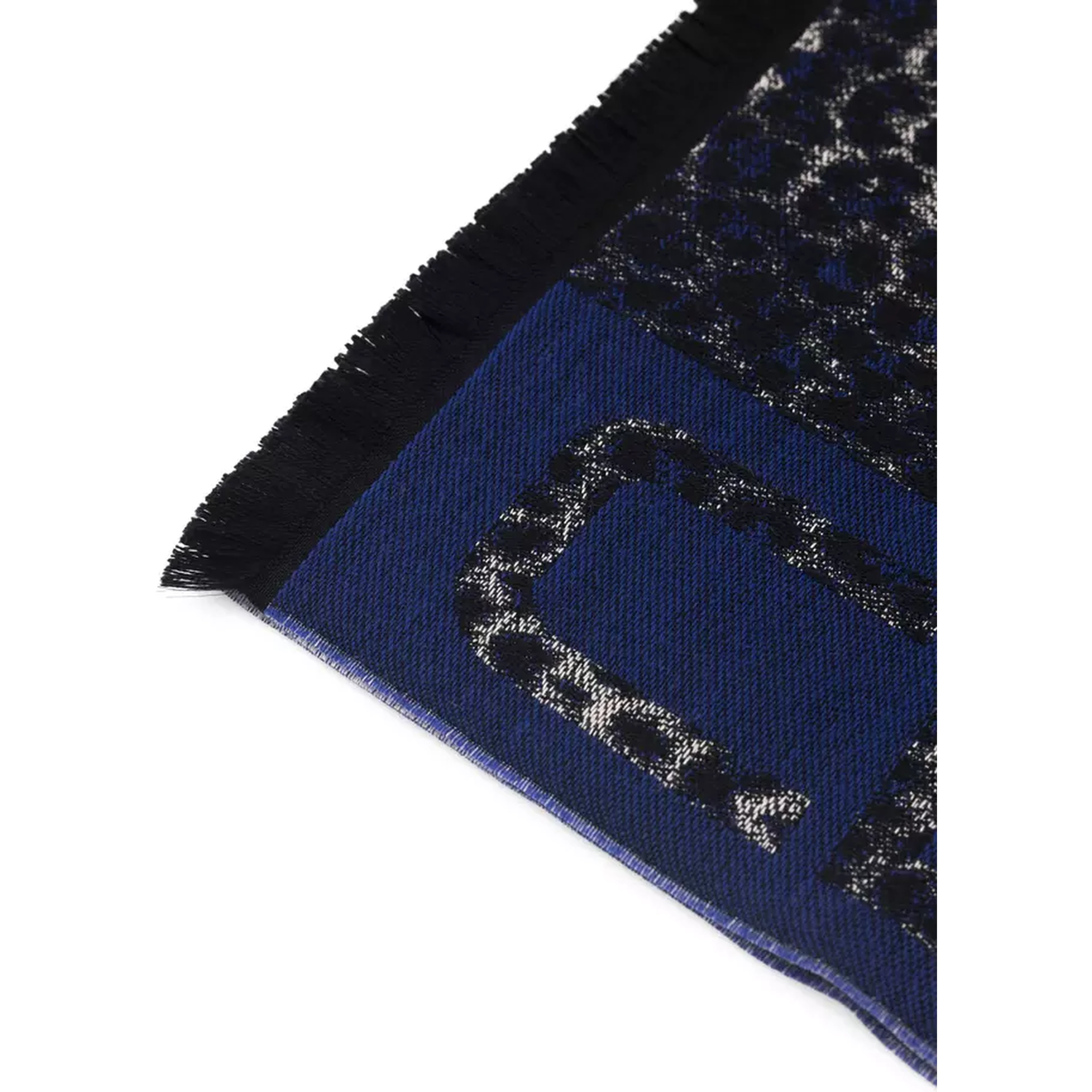 Blue Wool Scarf