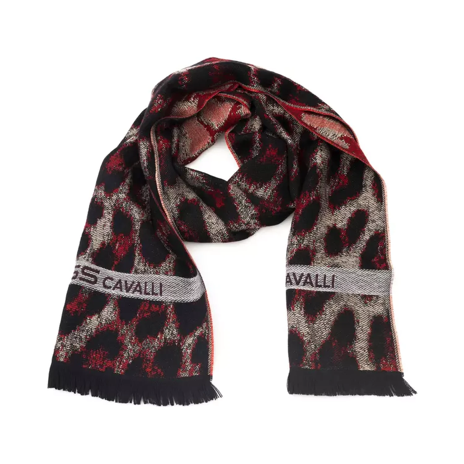 Burgundy Wool Scarf