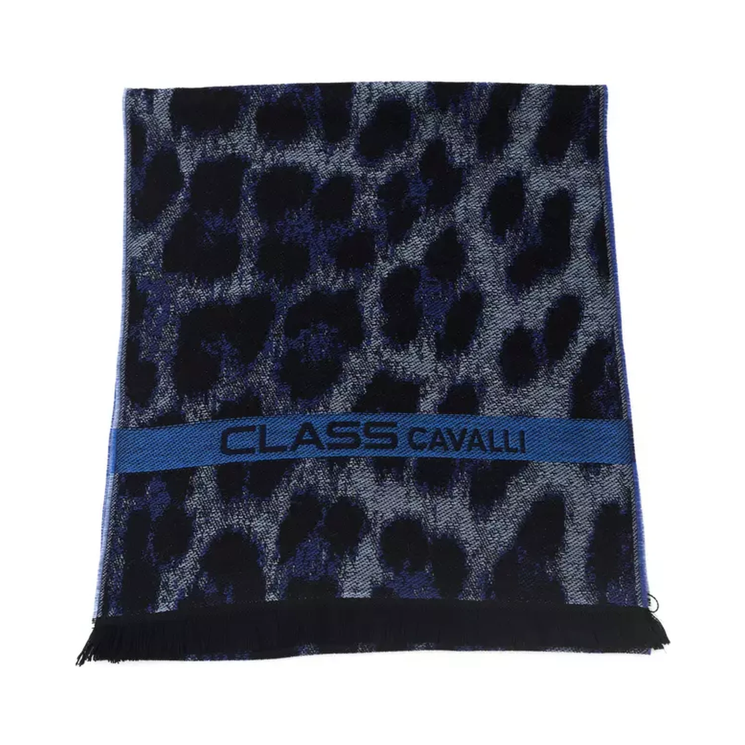 Blue Wool Scarf