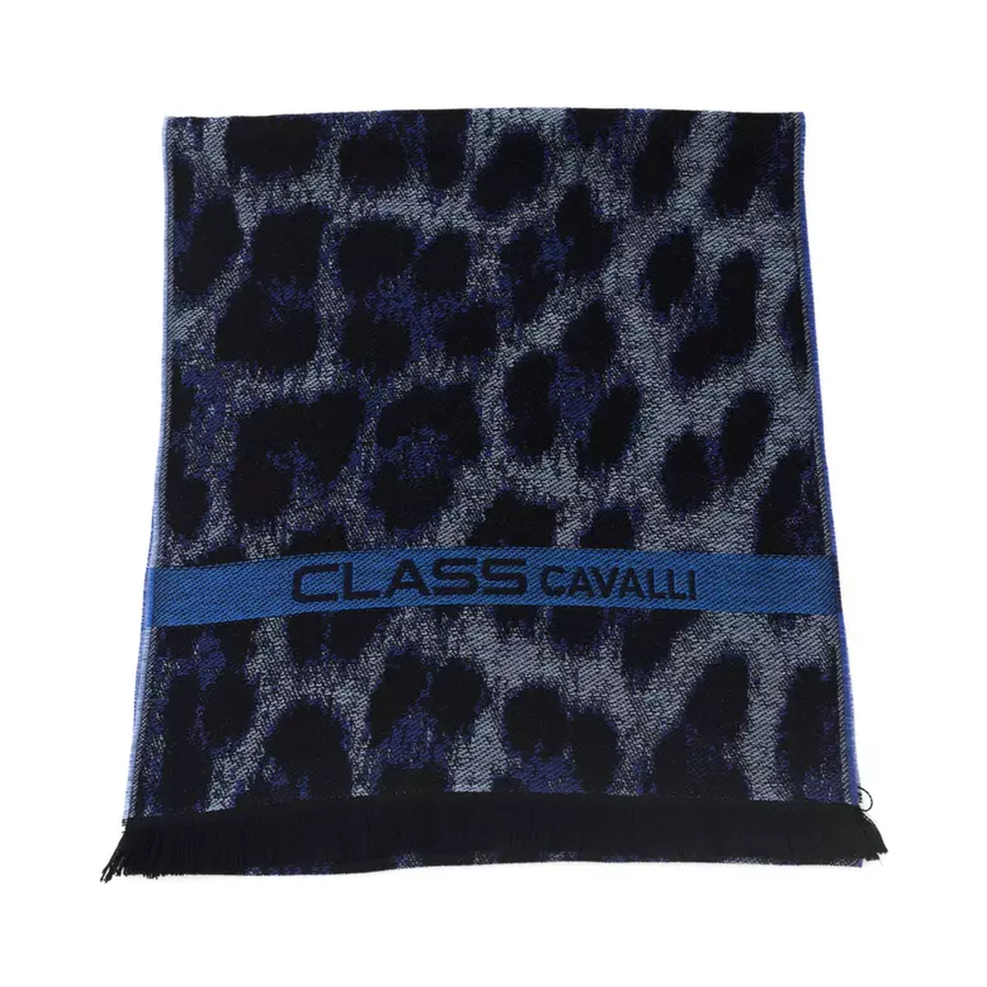 Blue Wool Scarf