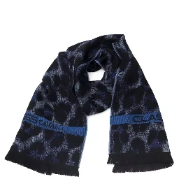 Blue Wool Scarf