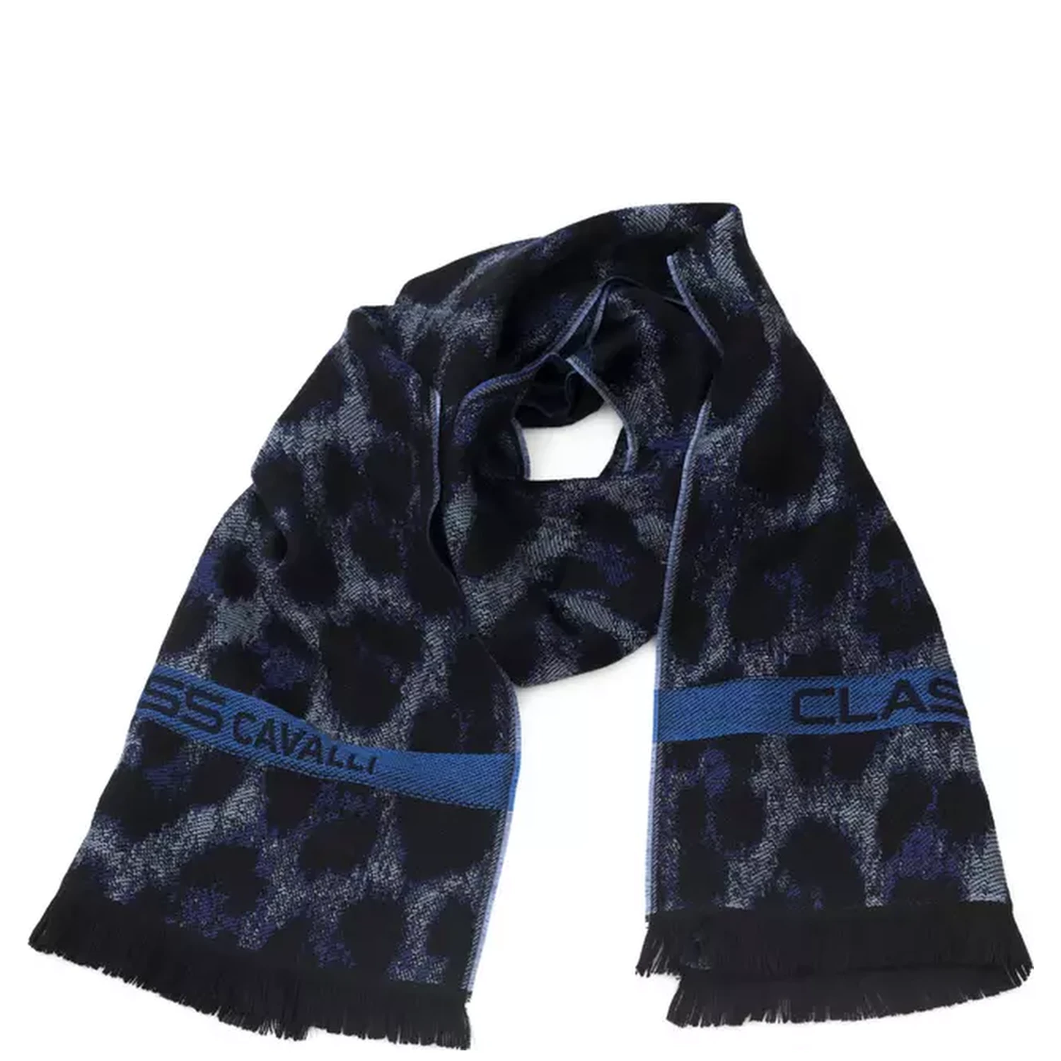 Blue Wool Scarf