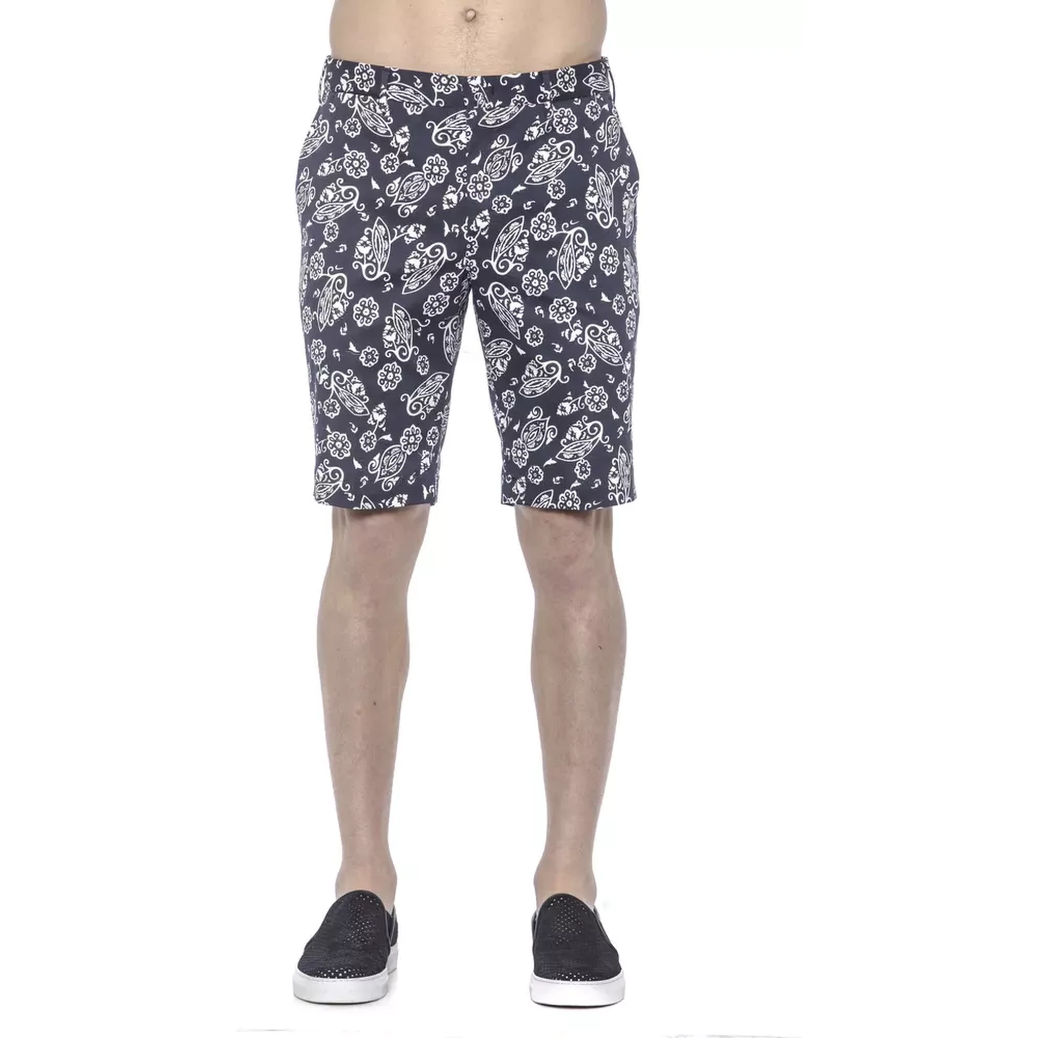 Blue Cotton Short