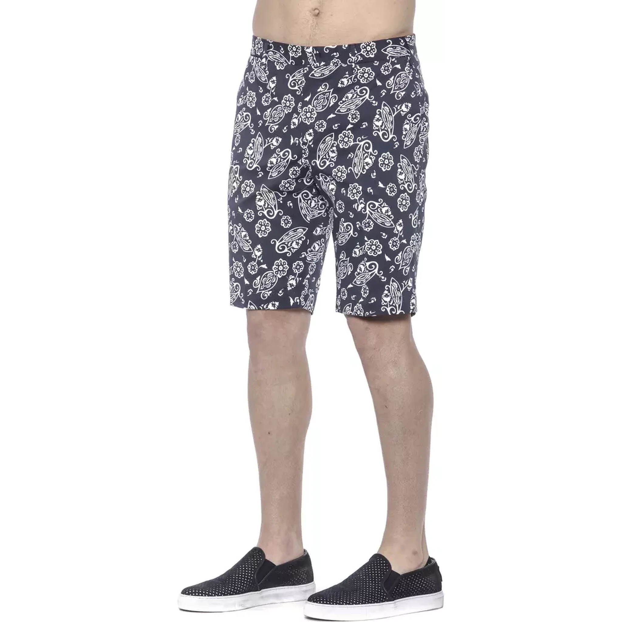 Blue Cotton Short