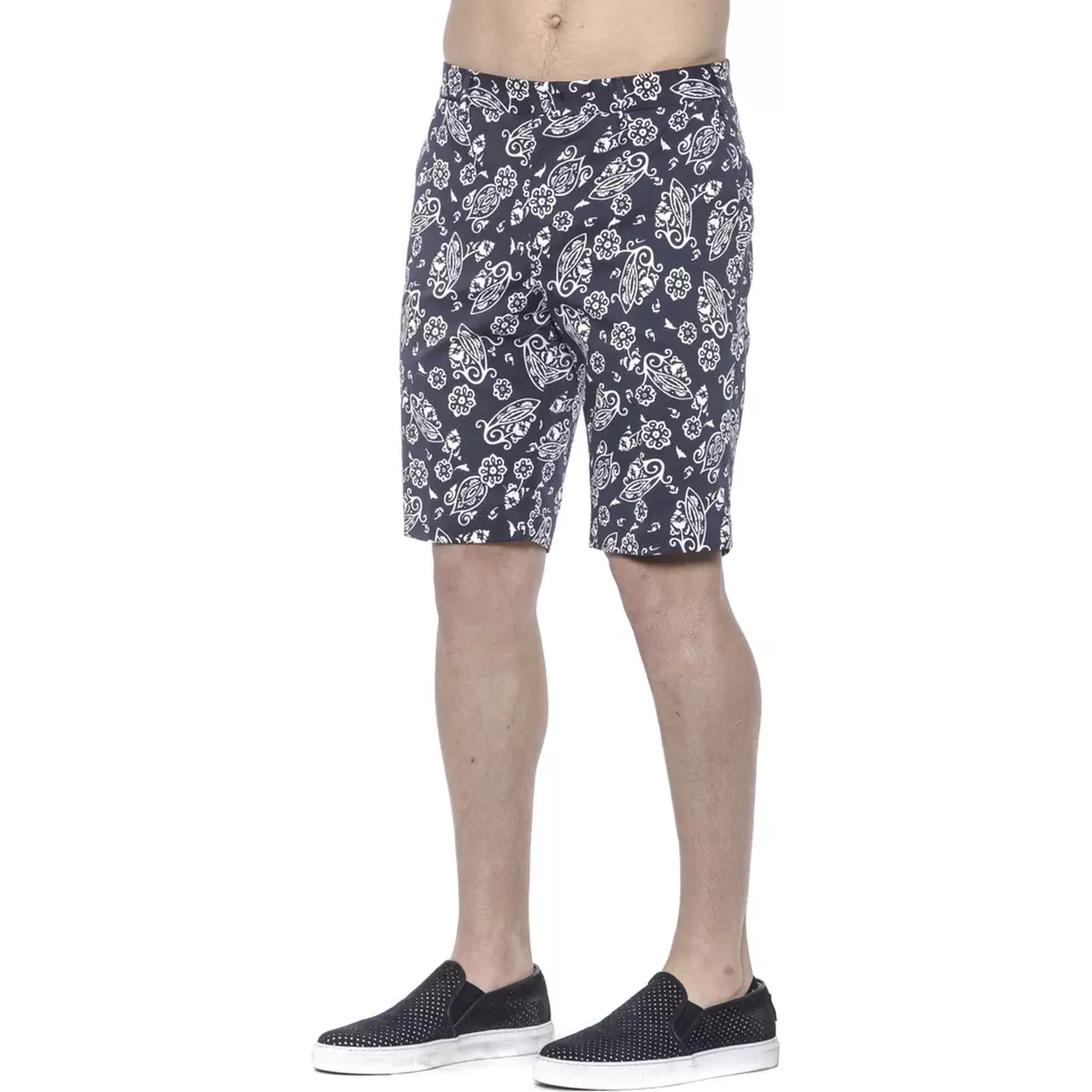 Blue Cotton Short