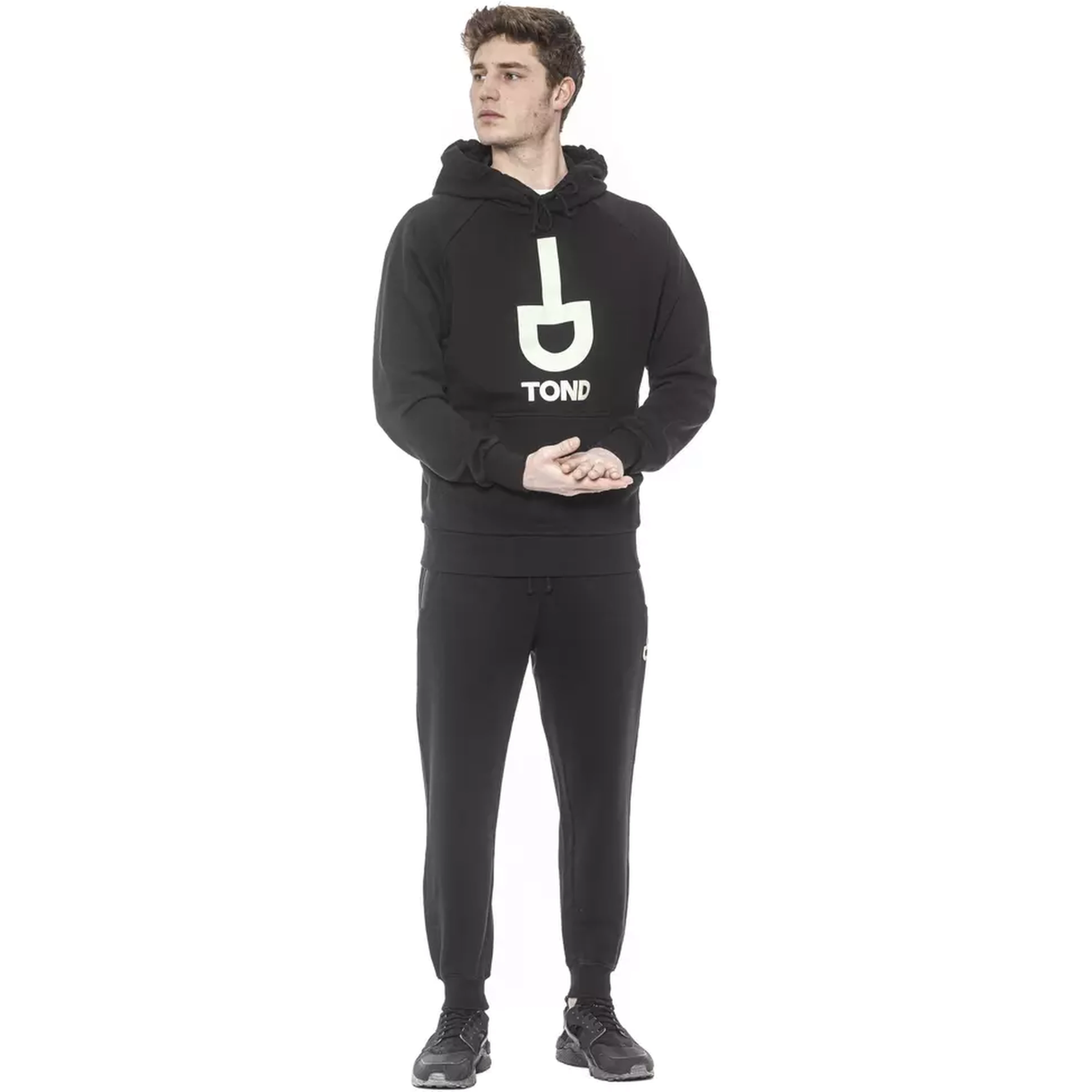 Black Cotton Sweater