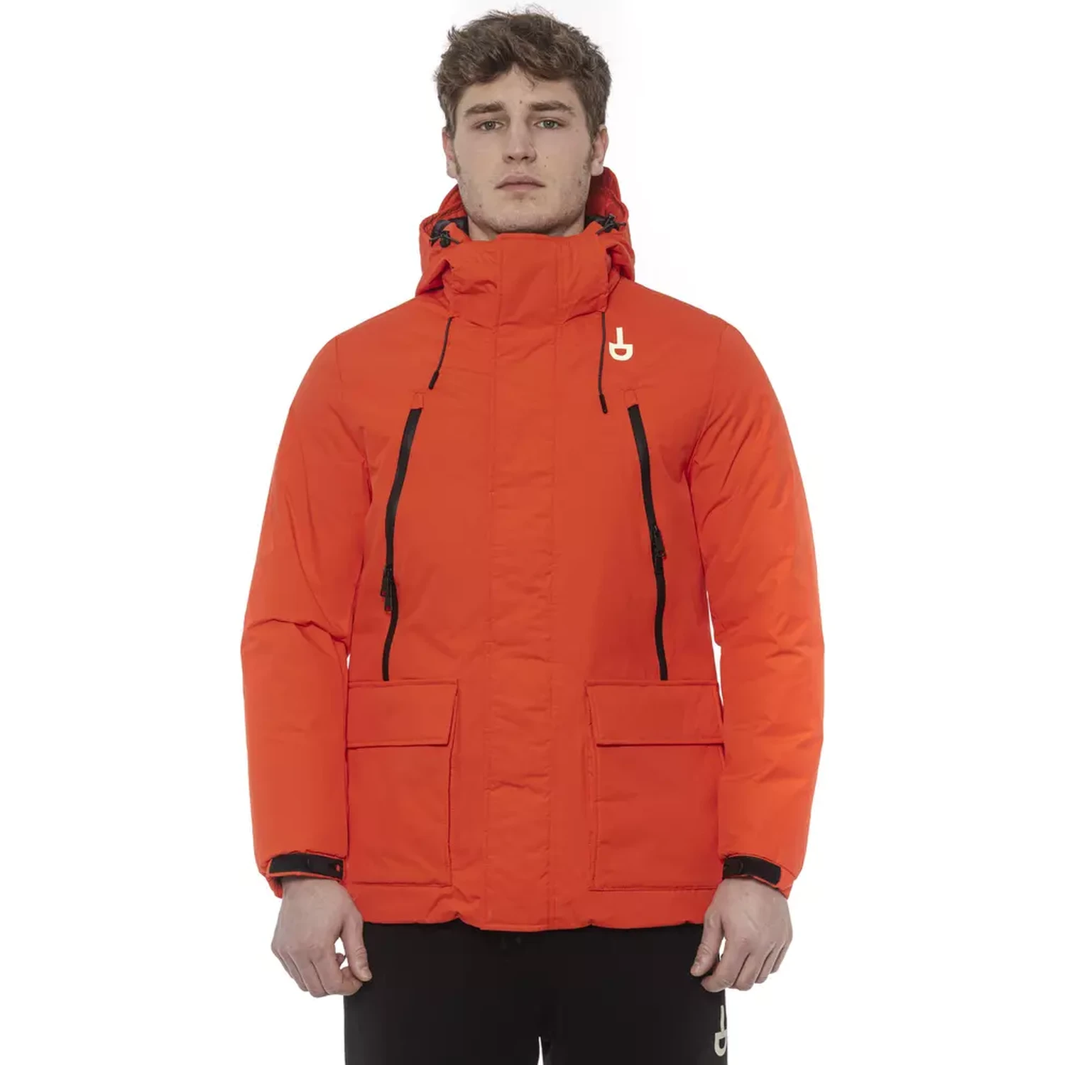 Red Polyester Jackets & Coat