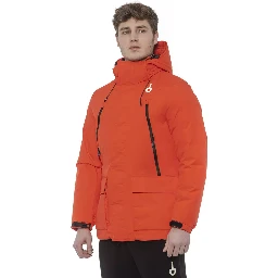 Red Polyester Jackets & Coat