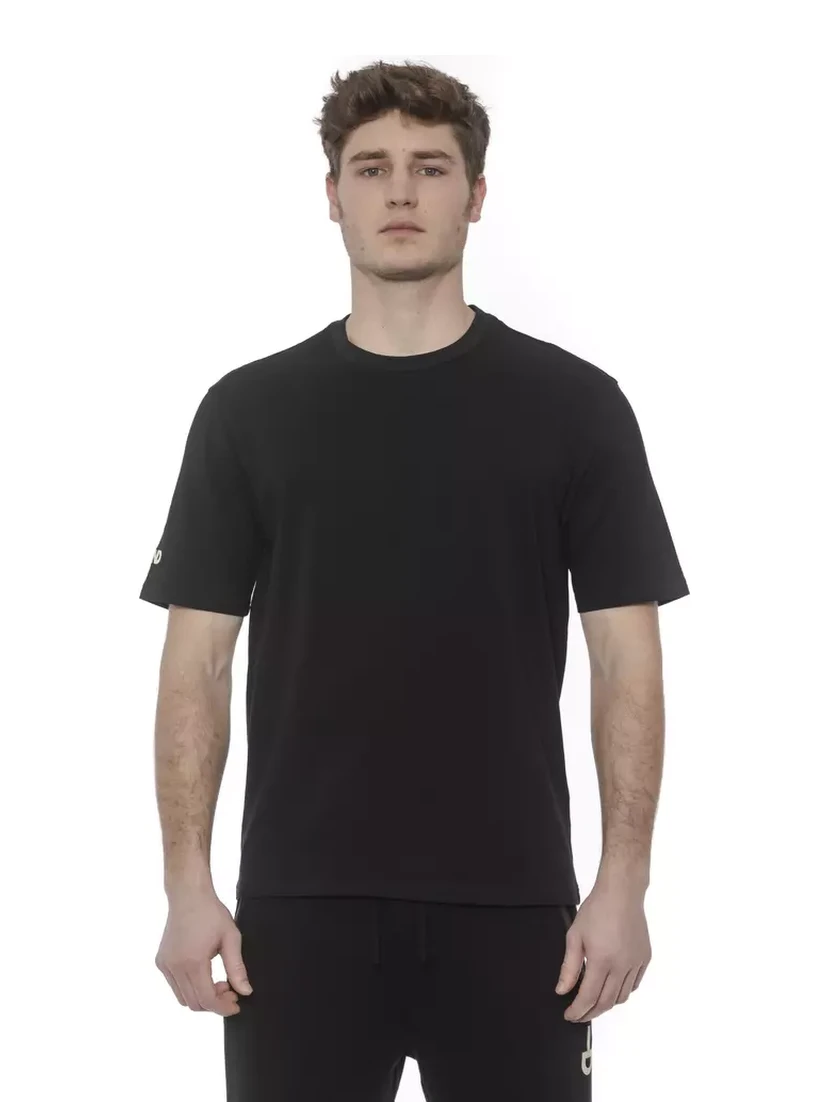 Black Cotton T-Shirt