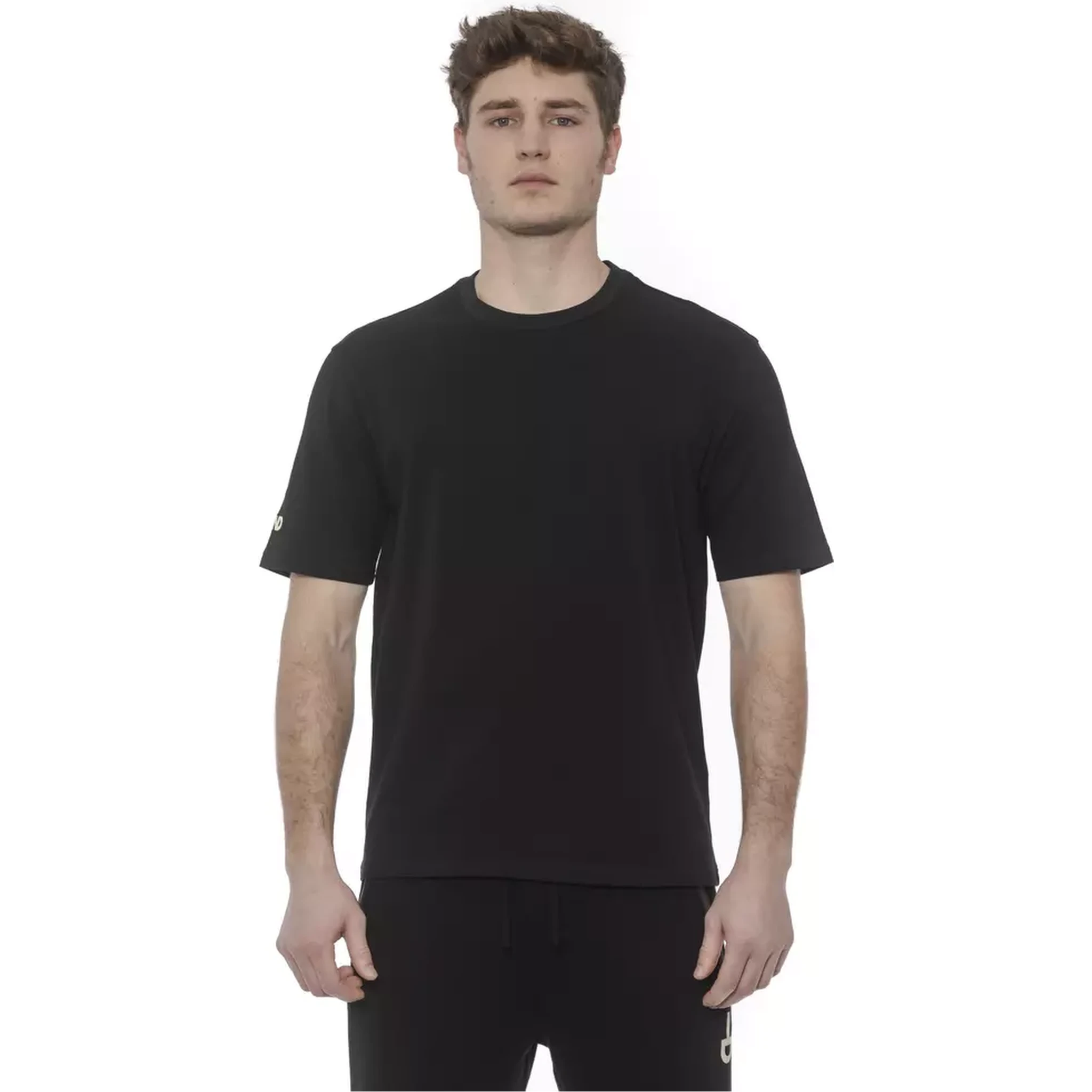 Black Cotton T-Shirt