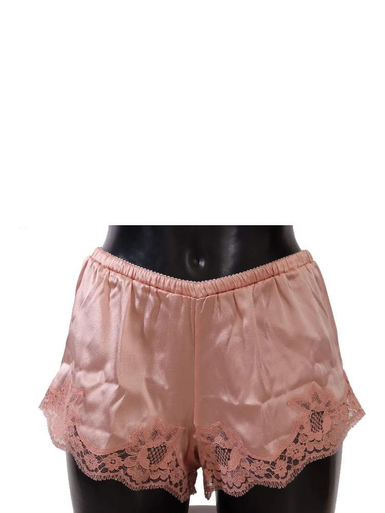 Pink Floral Lace Lingerie Underwear