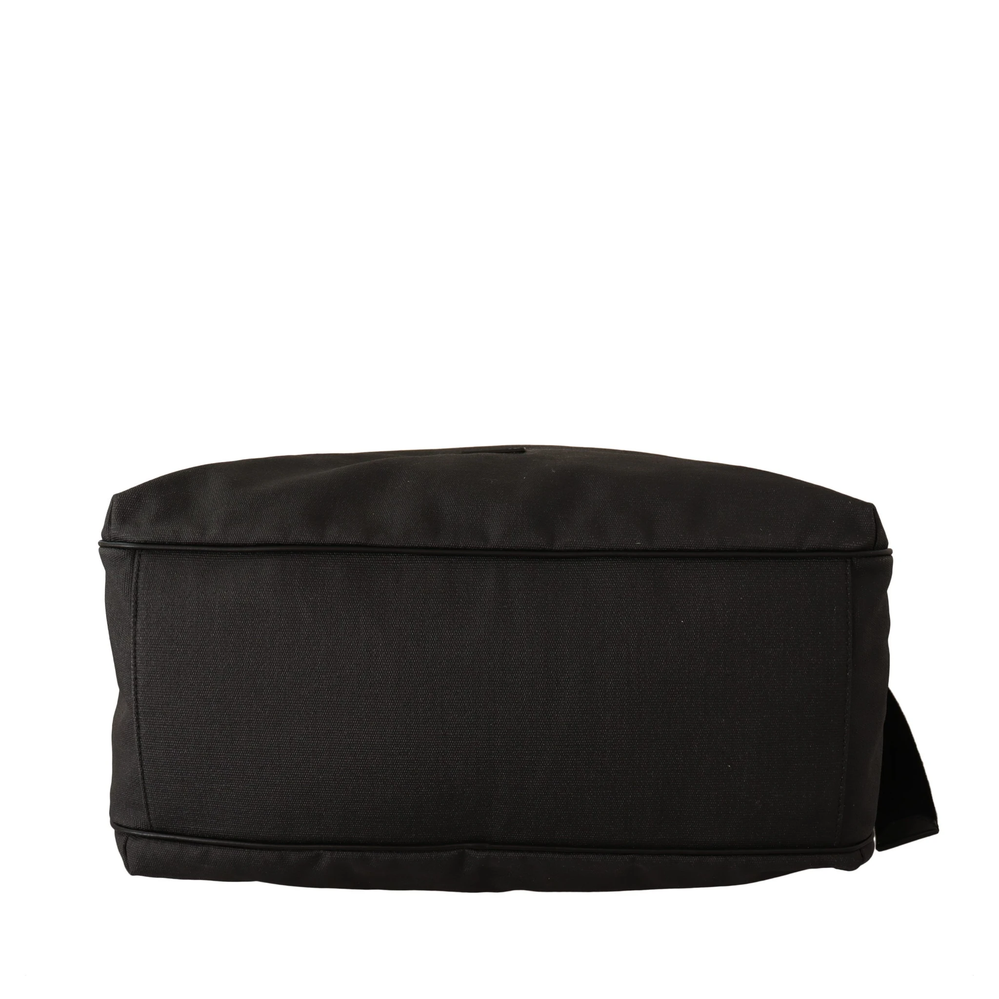 Black Denim Leather Shoulder Strap Messenger Bag