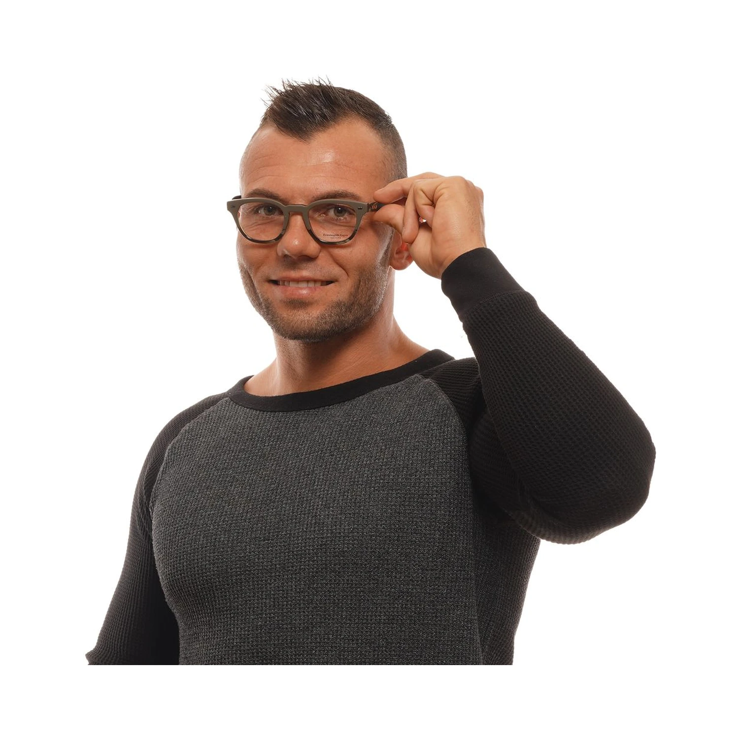 Olive Plastic Glasses (Frames)