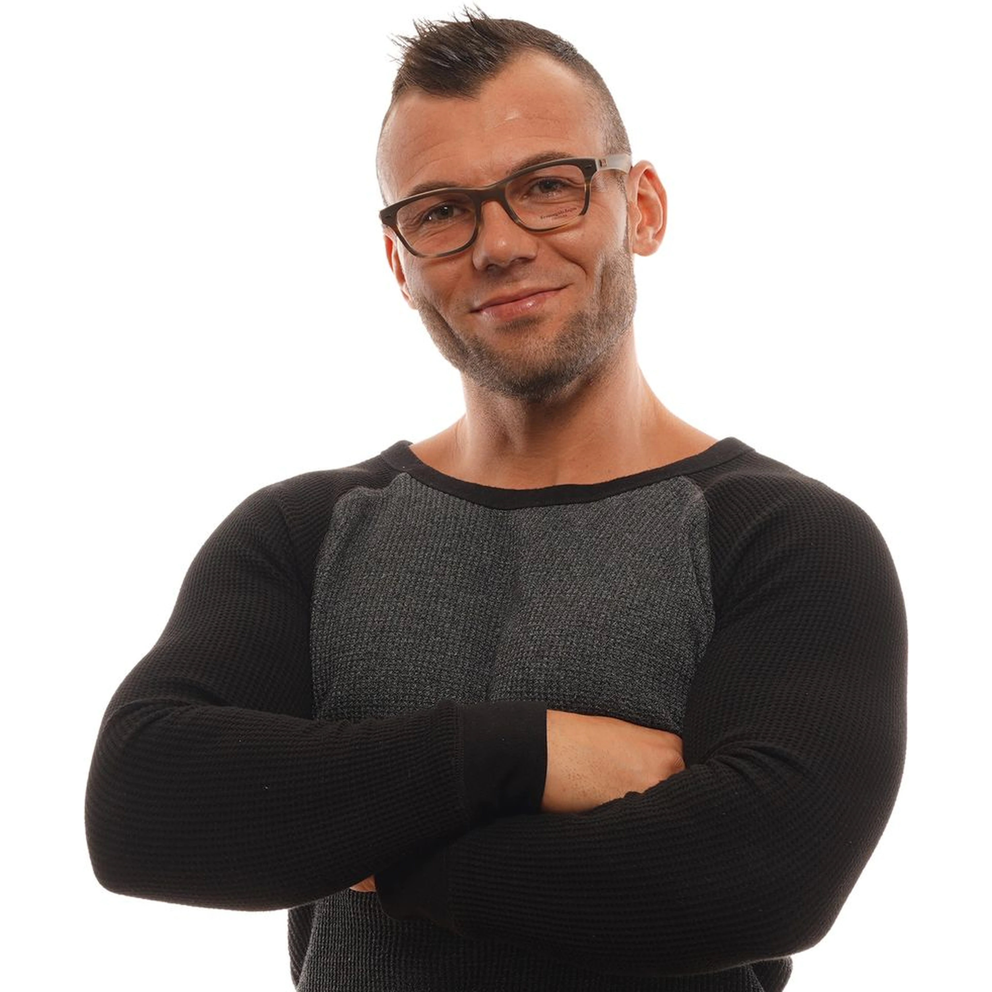 Brown Plastic Glasses (Frames)