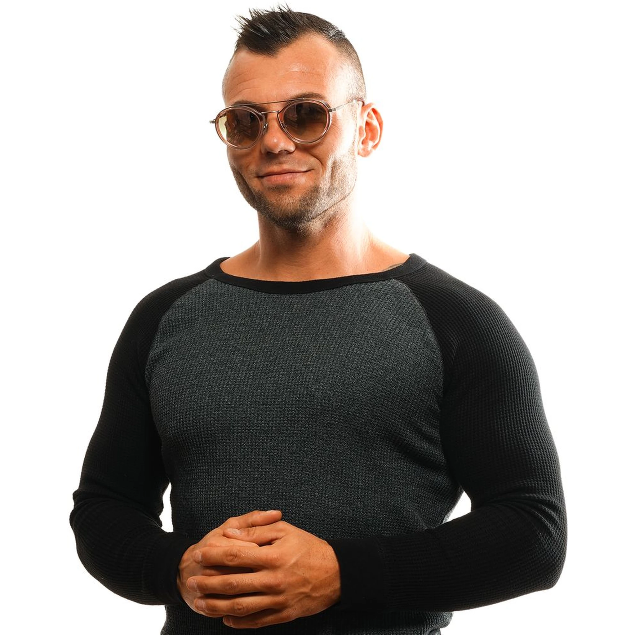 Pink Metal Sunglasses