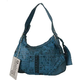 Shoulder Handbag Printed Purse Women Blue
