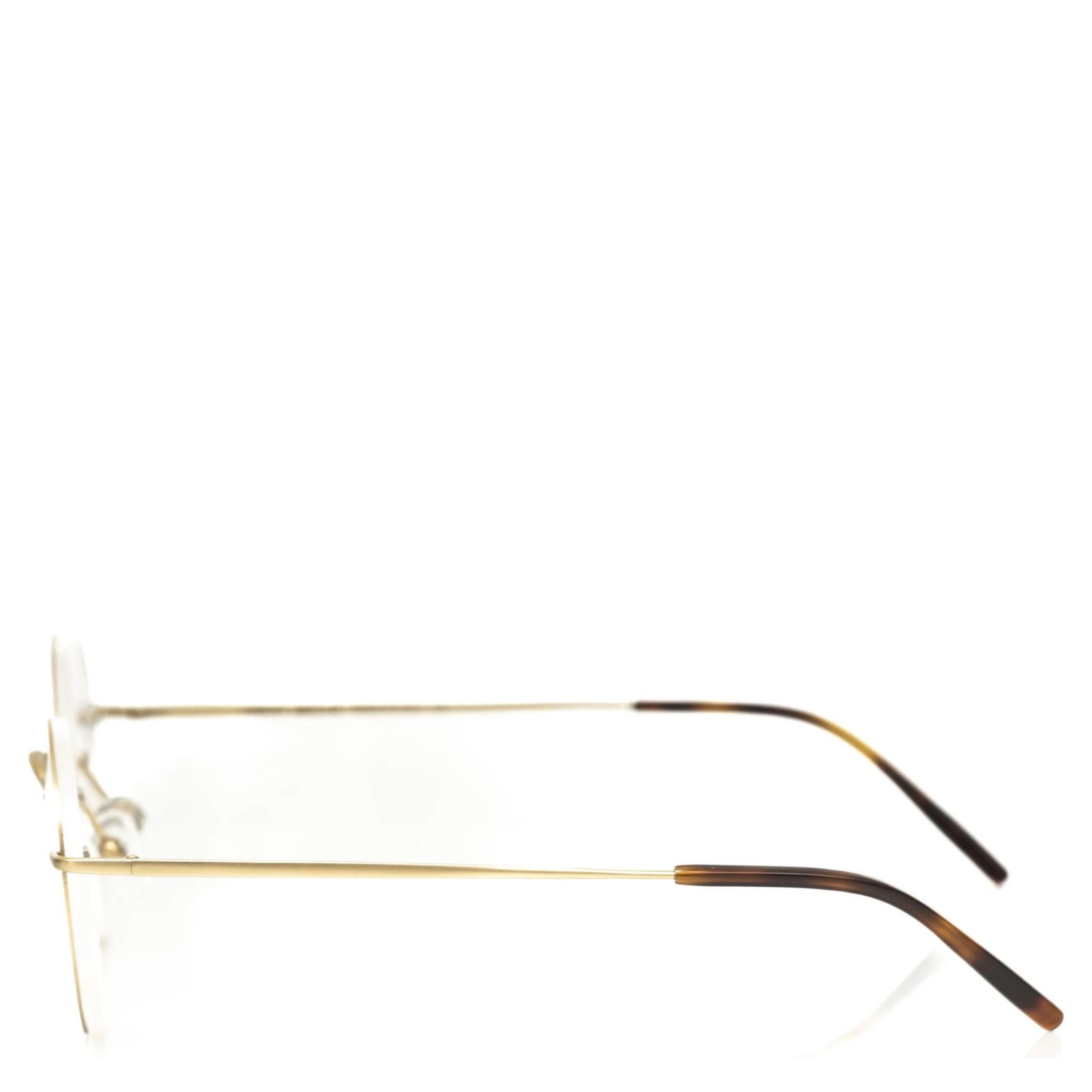 Gold Metallic Fibre Glasses Frame