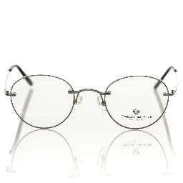 Gray Metallic Fibre Glasses Frame