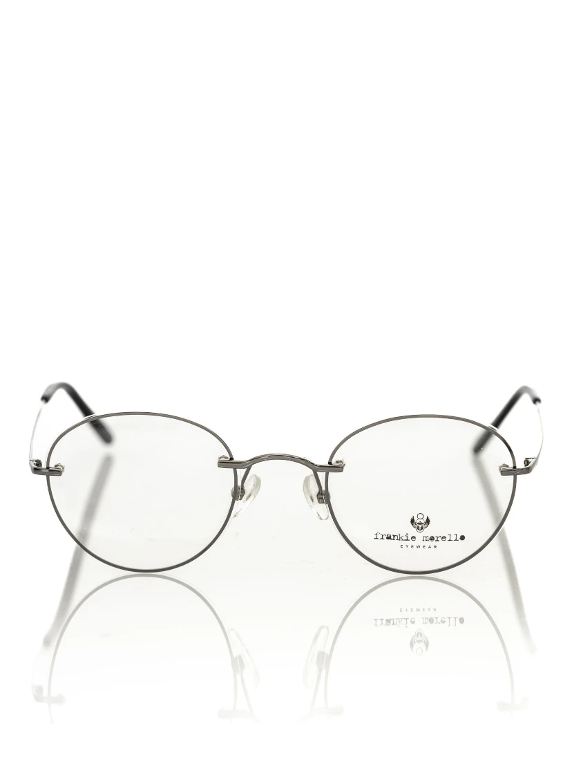 Gray Metallic Fibre Glasses Frame