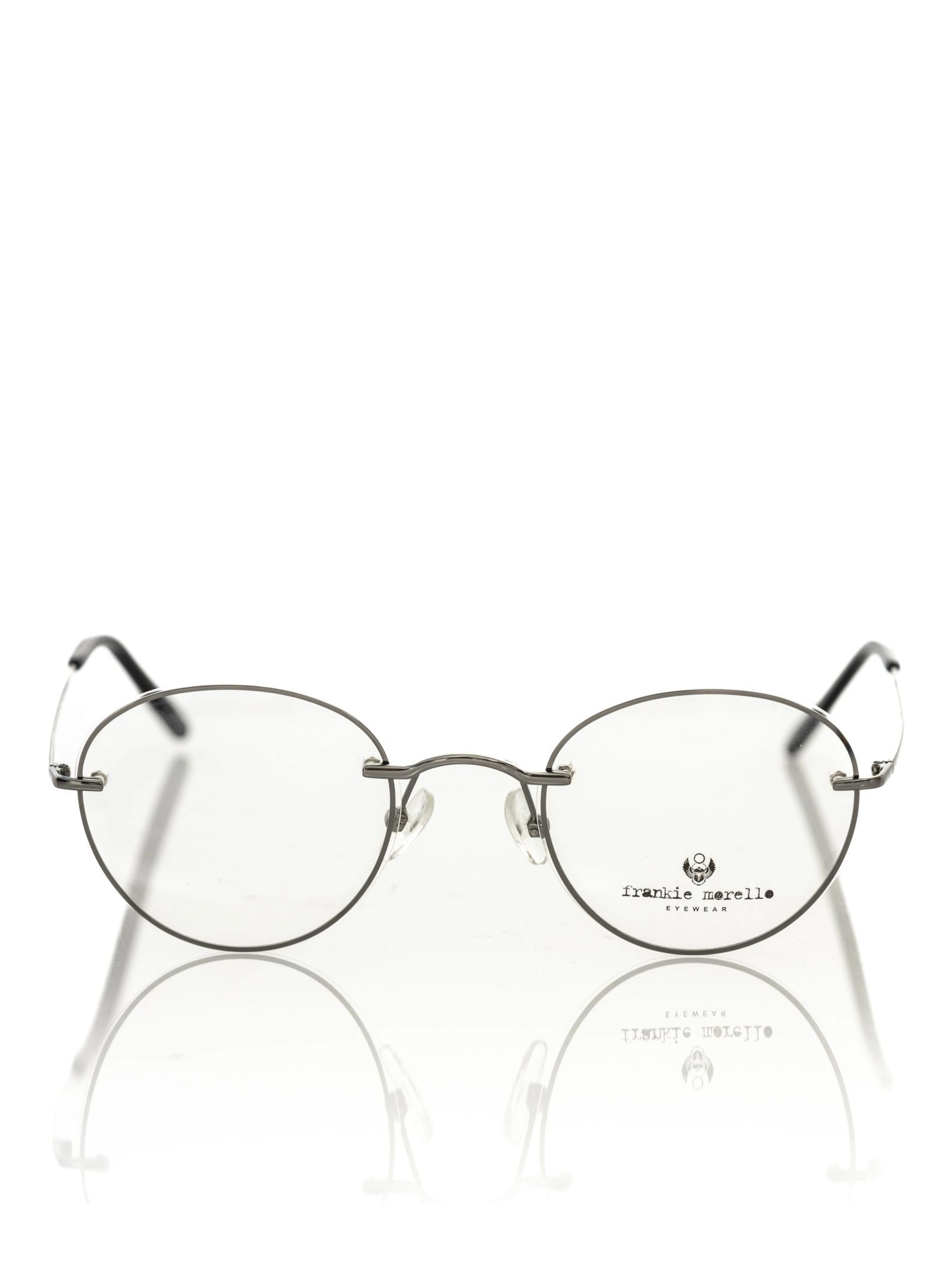 Gray Metallic Fibre Glasses Frame