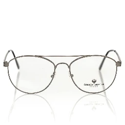 Gray Metallic Fibre Glasses Frame