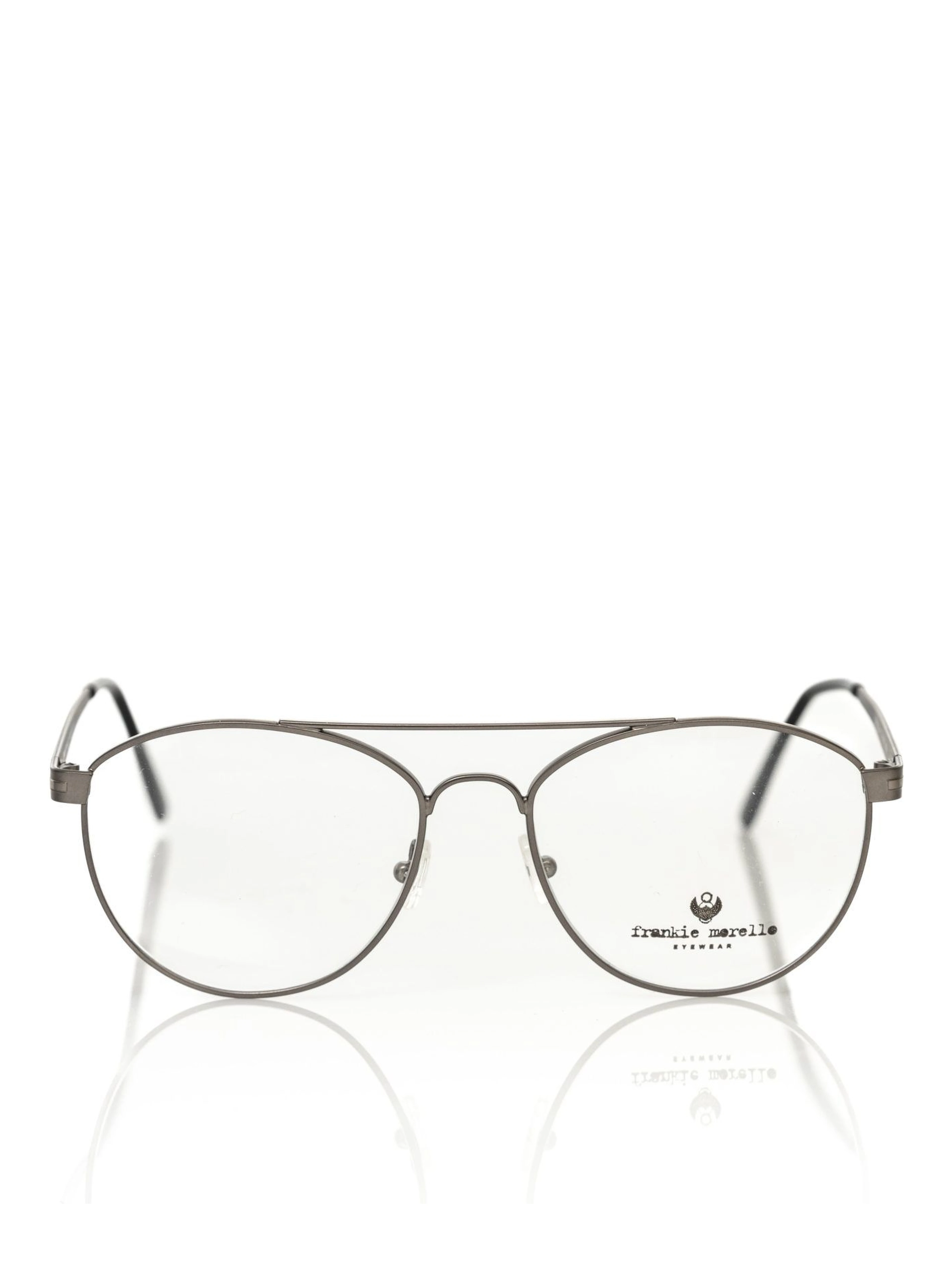 Gray Metallic Fibre Glasses Frame