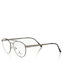 Gray Metallic Fibre Glasses Frame