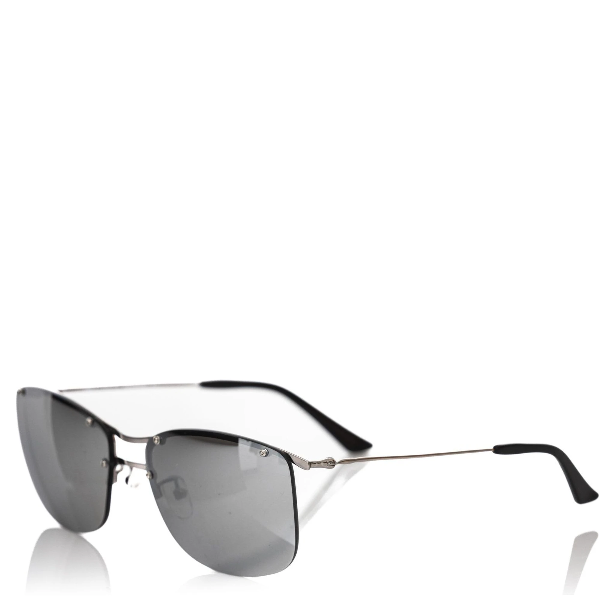 Silver Metallic Fibre Sunglass