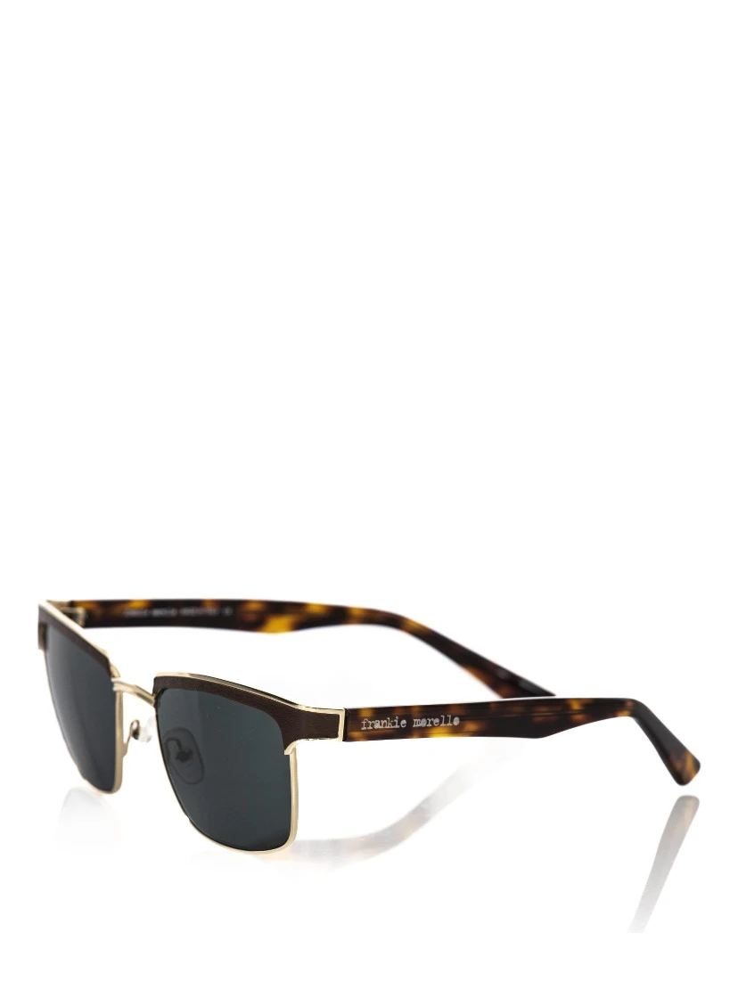 Brown Metallic Fibre Sunglass