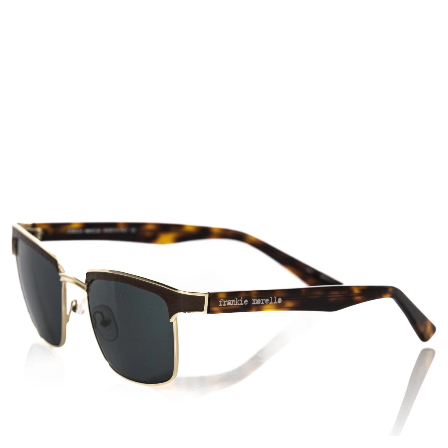 Brown Metallic Fibre Sunglass