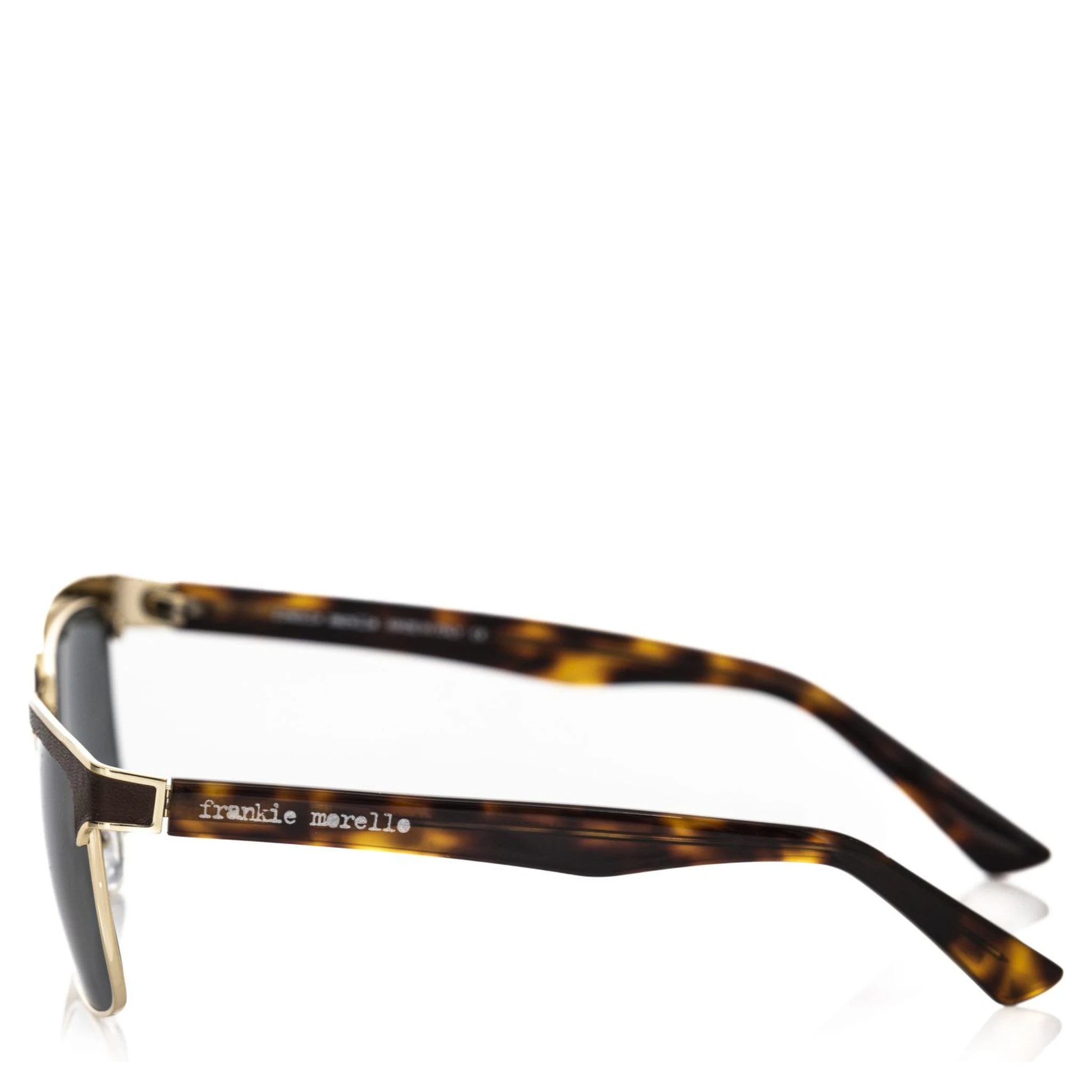 Brown Metallic Fibre Sunglass