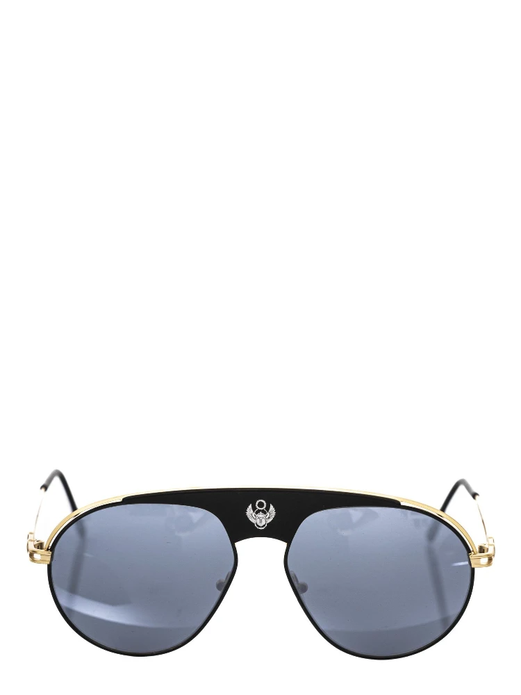 Black Metallic Fibre Sunglass