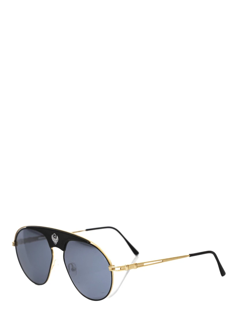 Black Metallic Fibre Sunglass