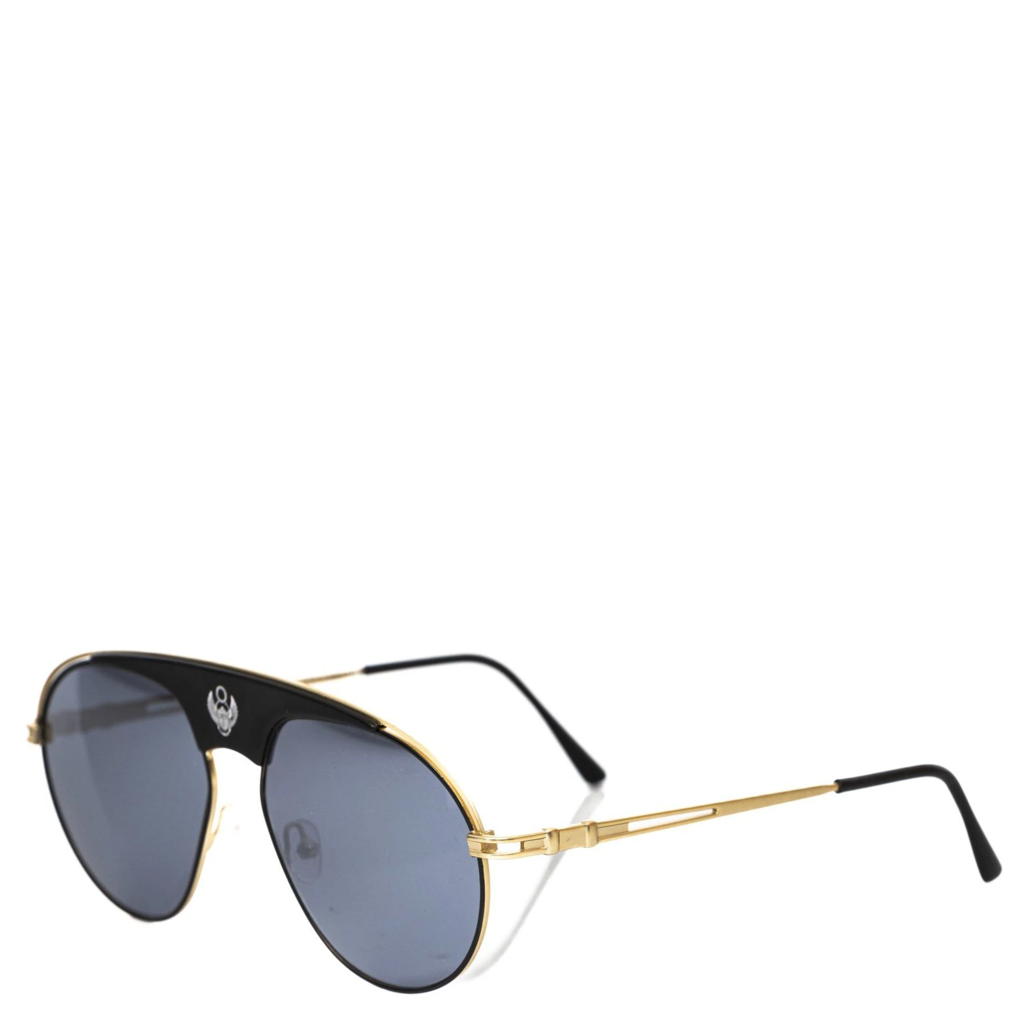 Black Metallic Fibre Sunglass