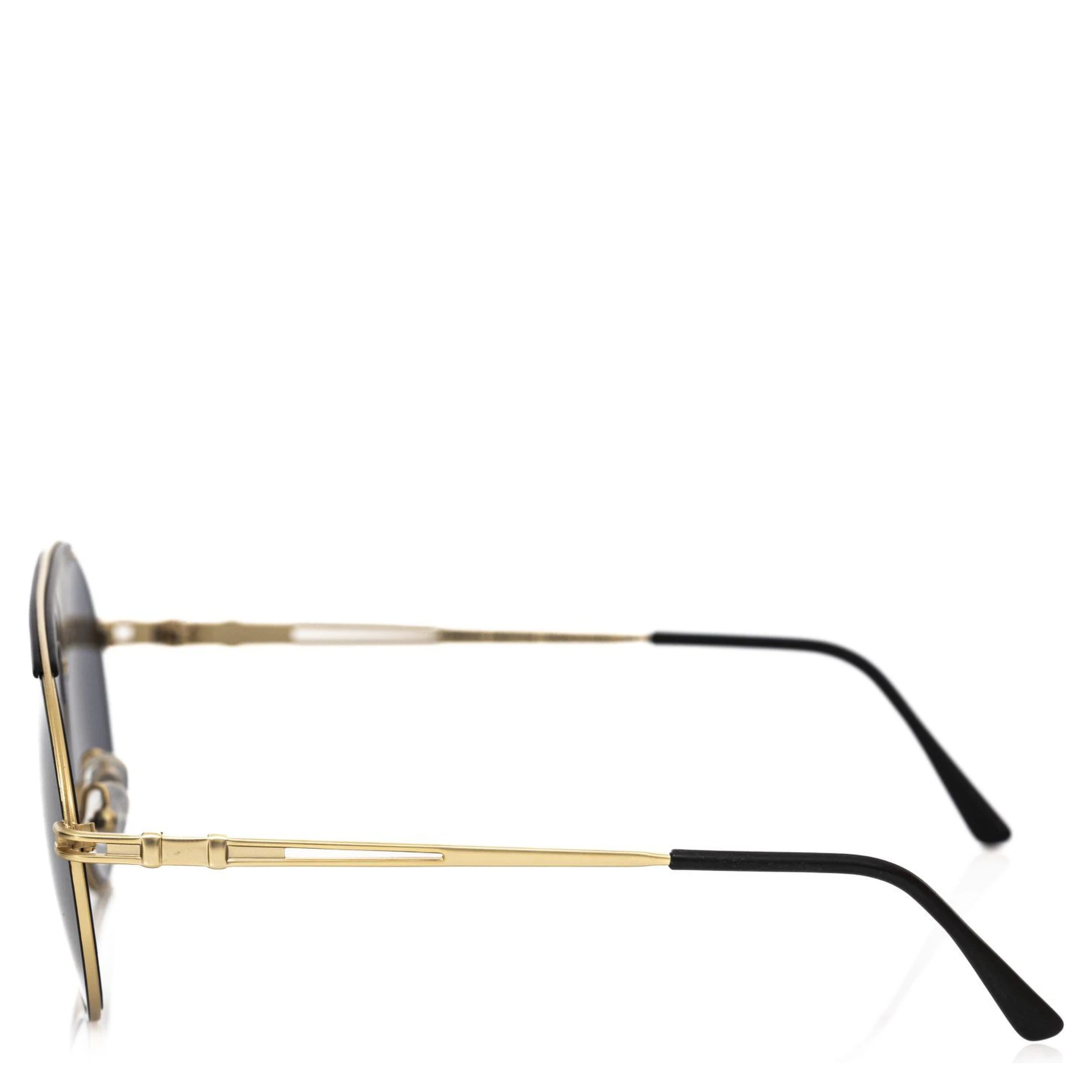 Black Metallic Fibre Sunglass