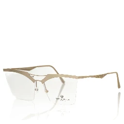 Brown Metallic Fibre Glasses Frame