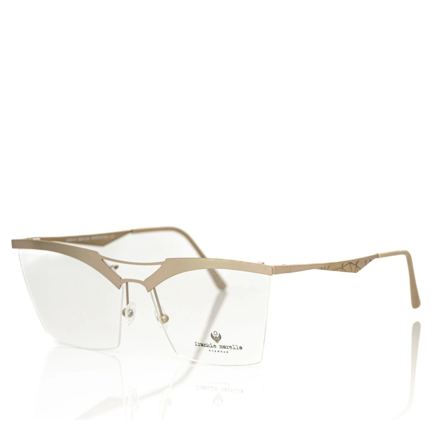 Brown Metallic Fibre Glasses Frame