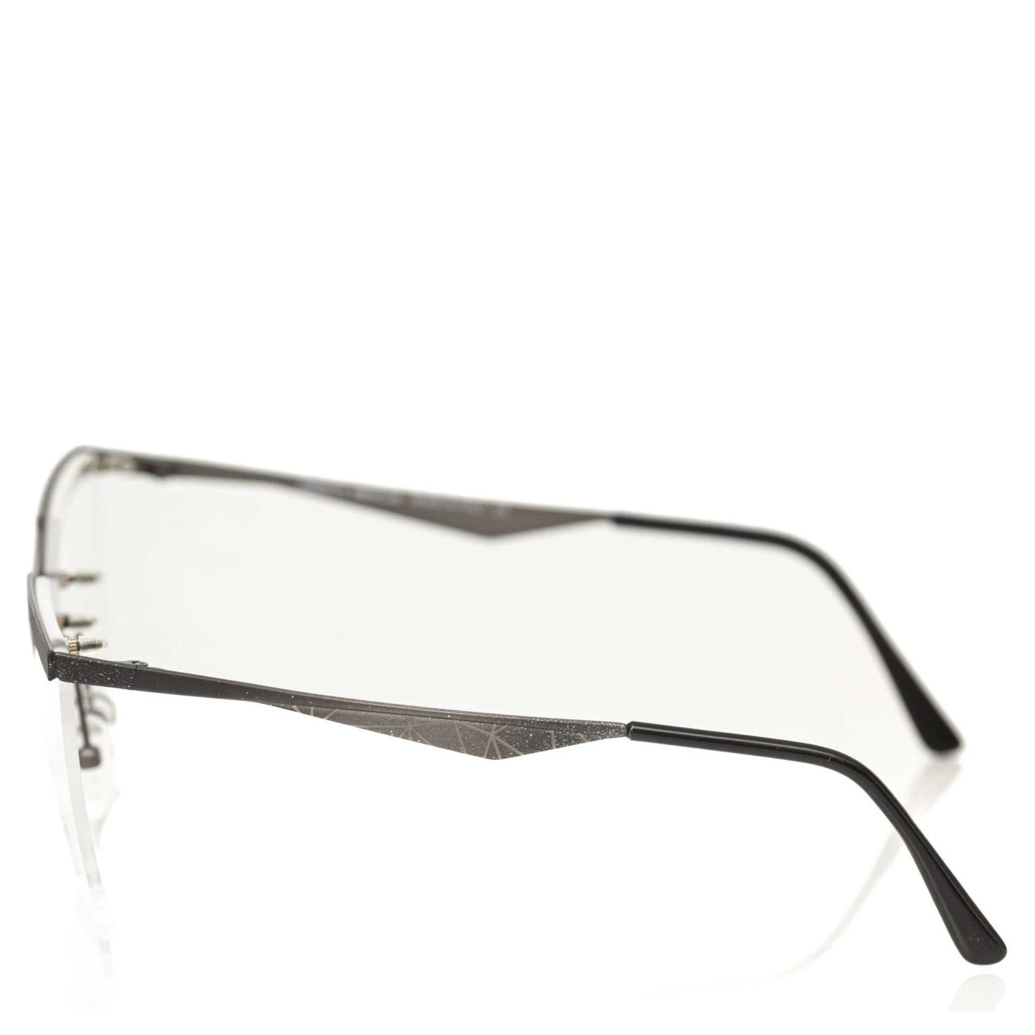 Black Metallic Fibre Glasses Frame