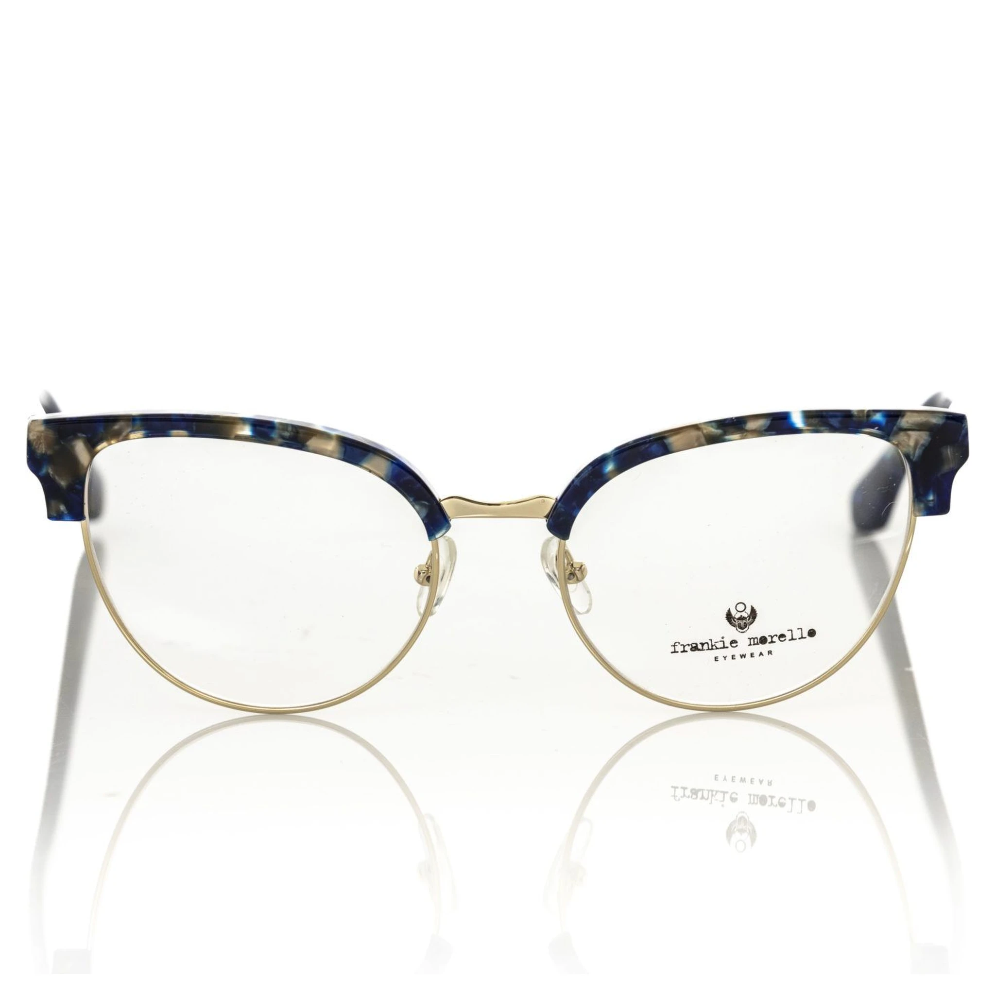 Blue Metallic Fibre Glasses Frame