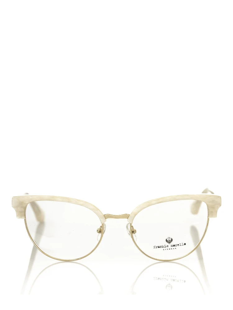 White Metallic Fibre Glasses Frame