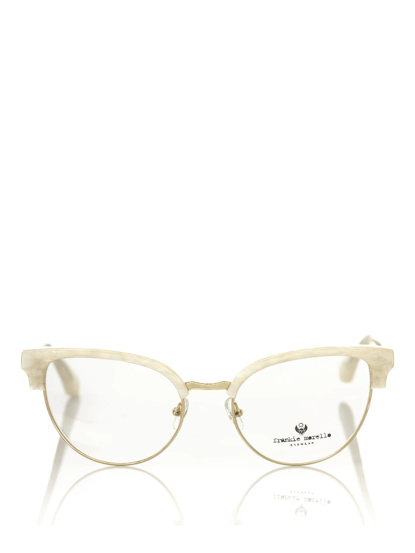 White Metallic Fibre Glasses Frame