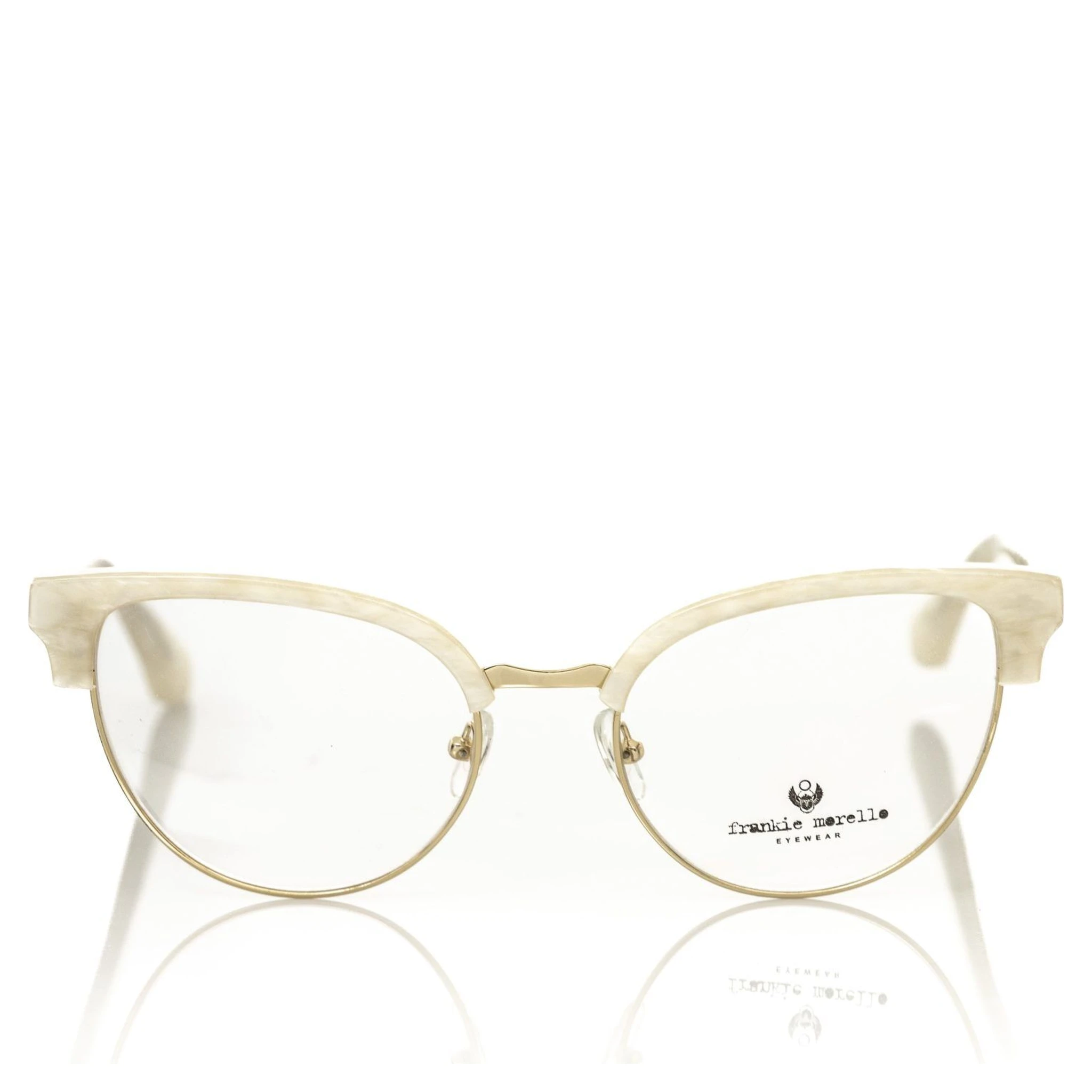 White Metallic Fibre Glasses Frame