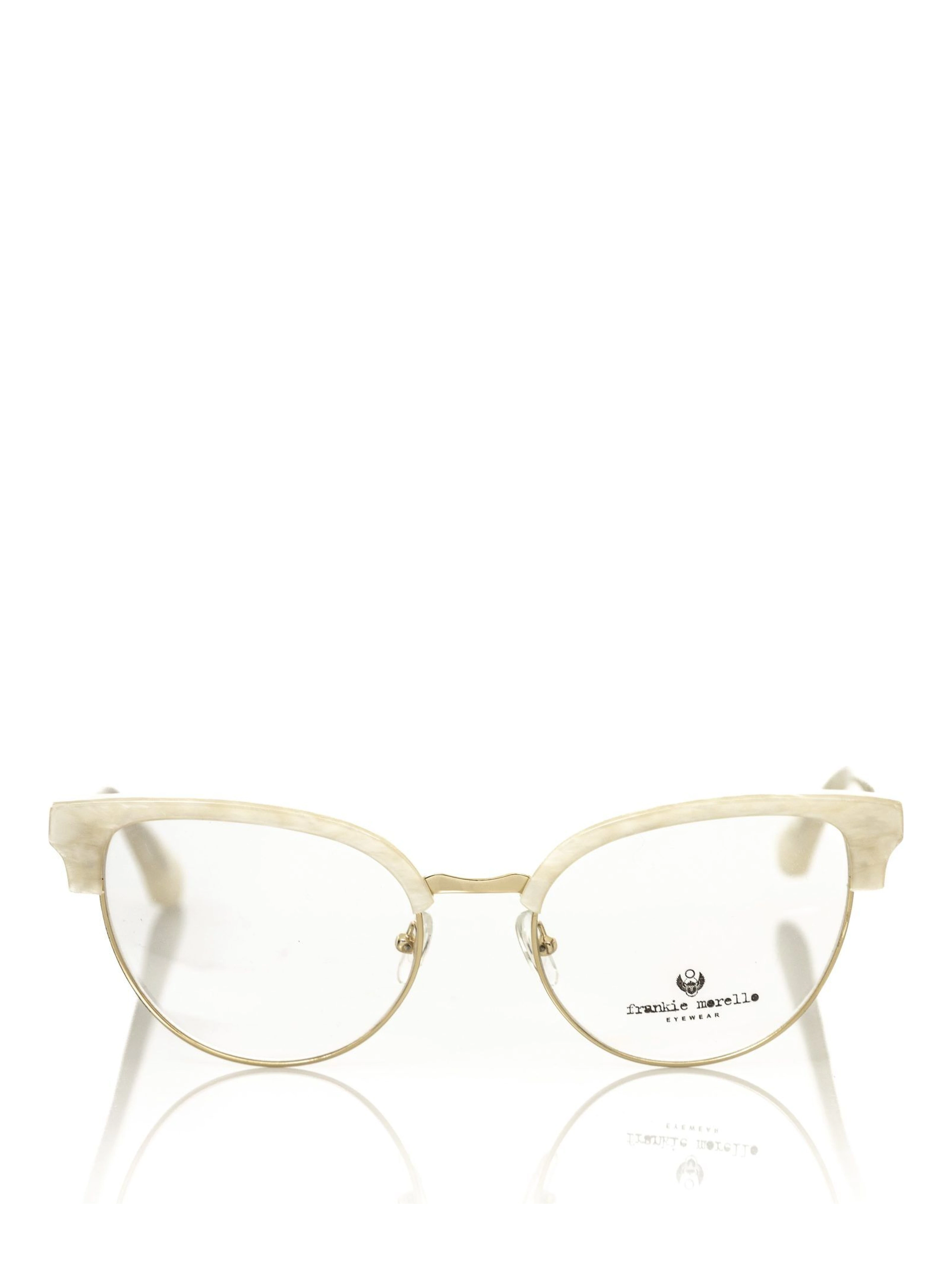 White Metallic Fibre Glasses Frame