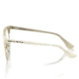 White Metallic Fibre Glasses Frame