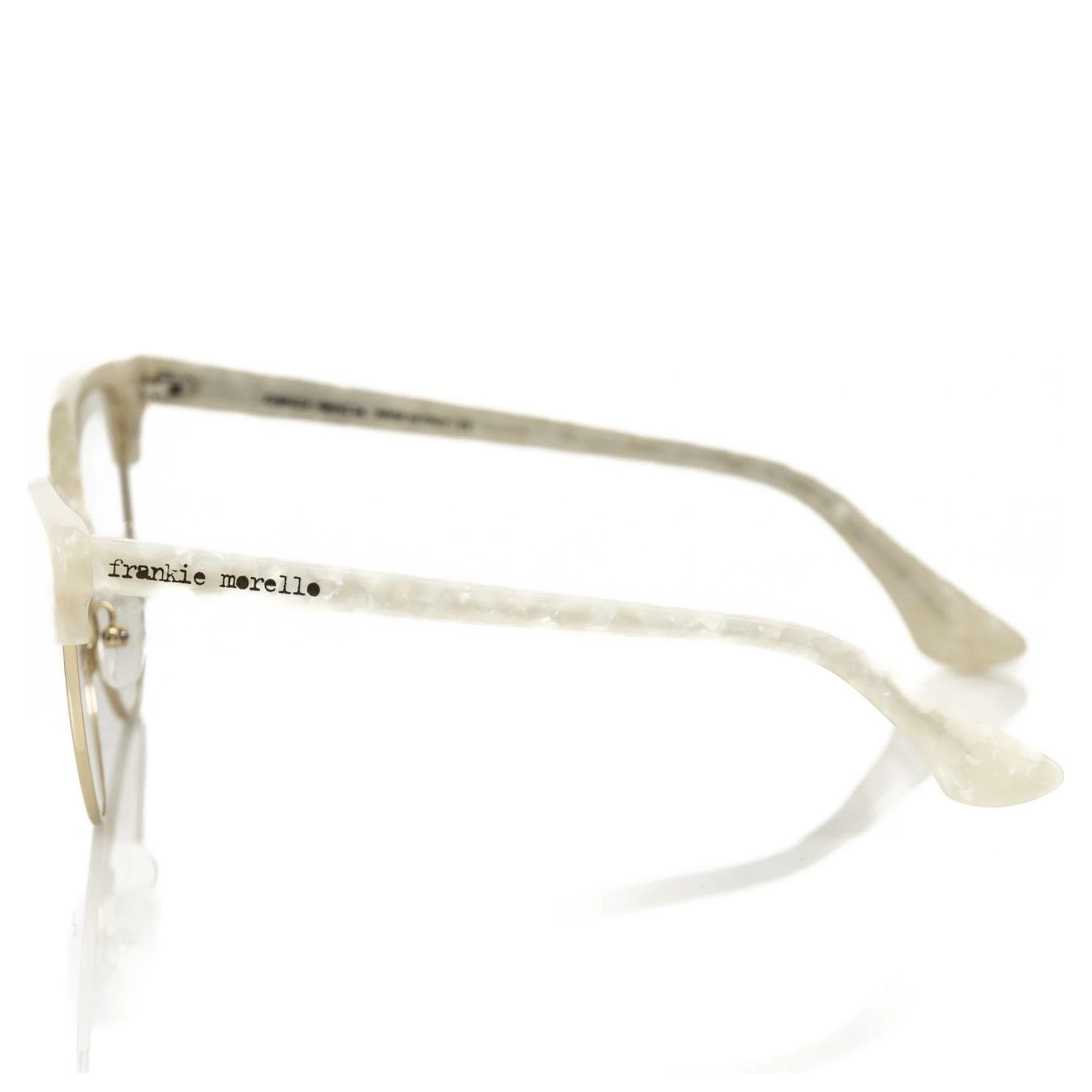 White Metallic Fibre Glasses Frame