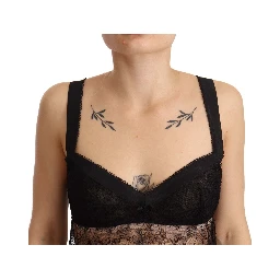 Black Silk Lace Babydoll Nylon Lingerie Top