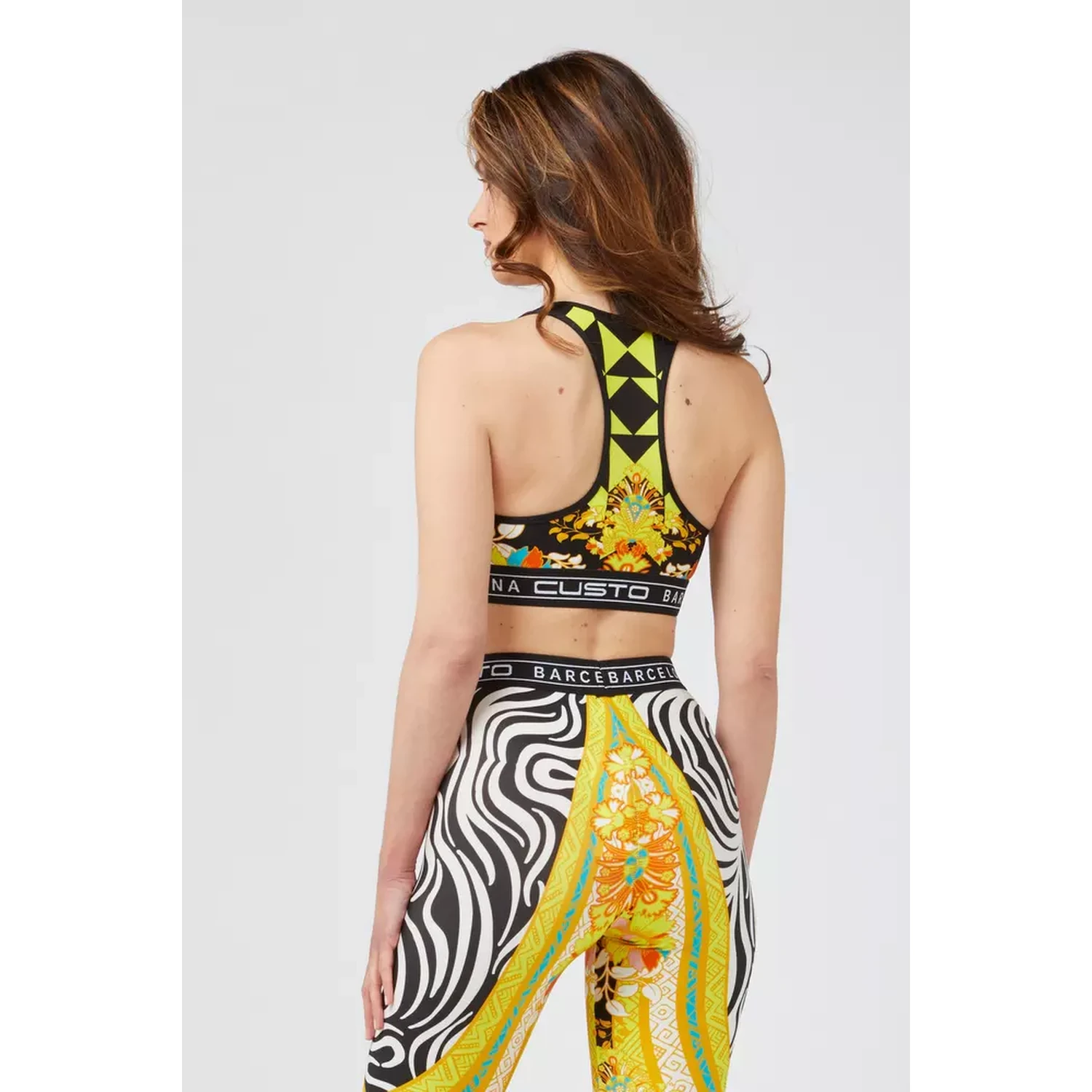 Yellow Polyamide T-Shirt