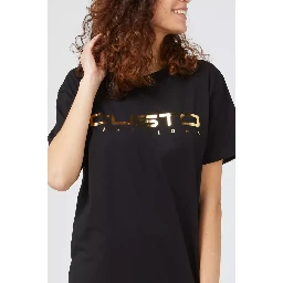 Black Cotton T-Shirt