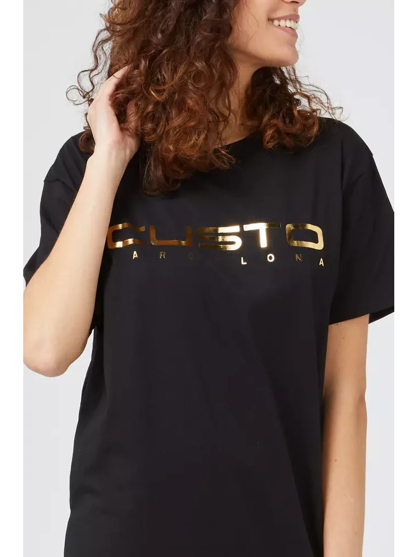 تيشيرت قطني أسود